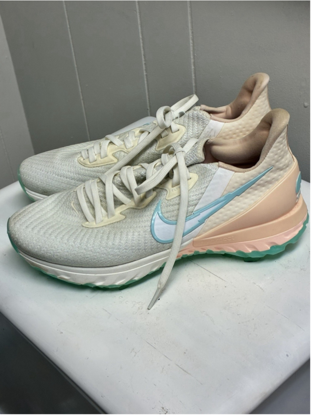 Nike Air Zoom Infinity Tour Sail Light Dew Womens SZ 7.5 Style CT0540-108 Golf